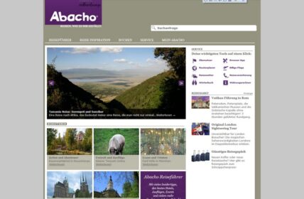 Jeder kannte es: Abacho, die Websuche. (Foto: Screenshot, archive.org)