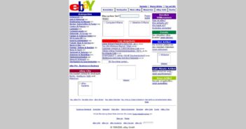 Startseite von eBay Deutschland (Foto: screenshot, Memento vom 08.02.2000 von archive.org)