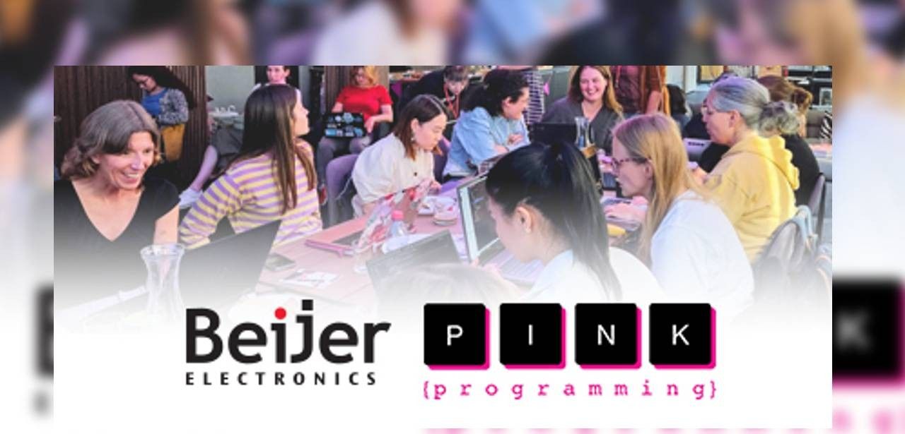 Beijer Electronics spendet Preisgeld an Pink Programming (Foto: Beijer Electronics GmbH)