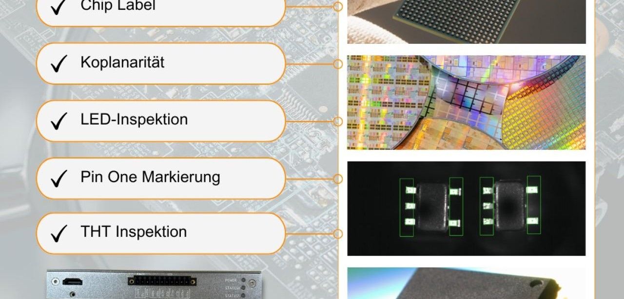 Effiziente Inspektion von Halbleitern und Elektronikteilen mit (Foto: EVT Eye Vision Technology GmbH)